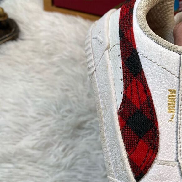 PUMA Carina Winter Plaid GirlsSneakers Size 10C Multicolor Athletic Shoes - Picture 5 of 8